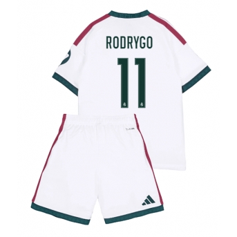 Real Madrid Rodrygo Goes #11 Maglia Gara Casa Repliche 2026-27 Bambino Maniche Corte